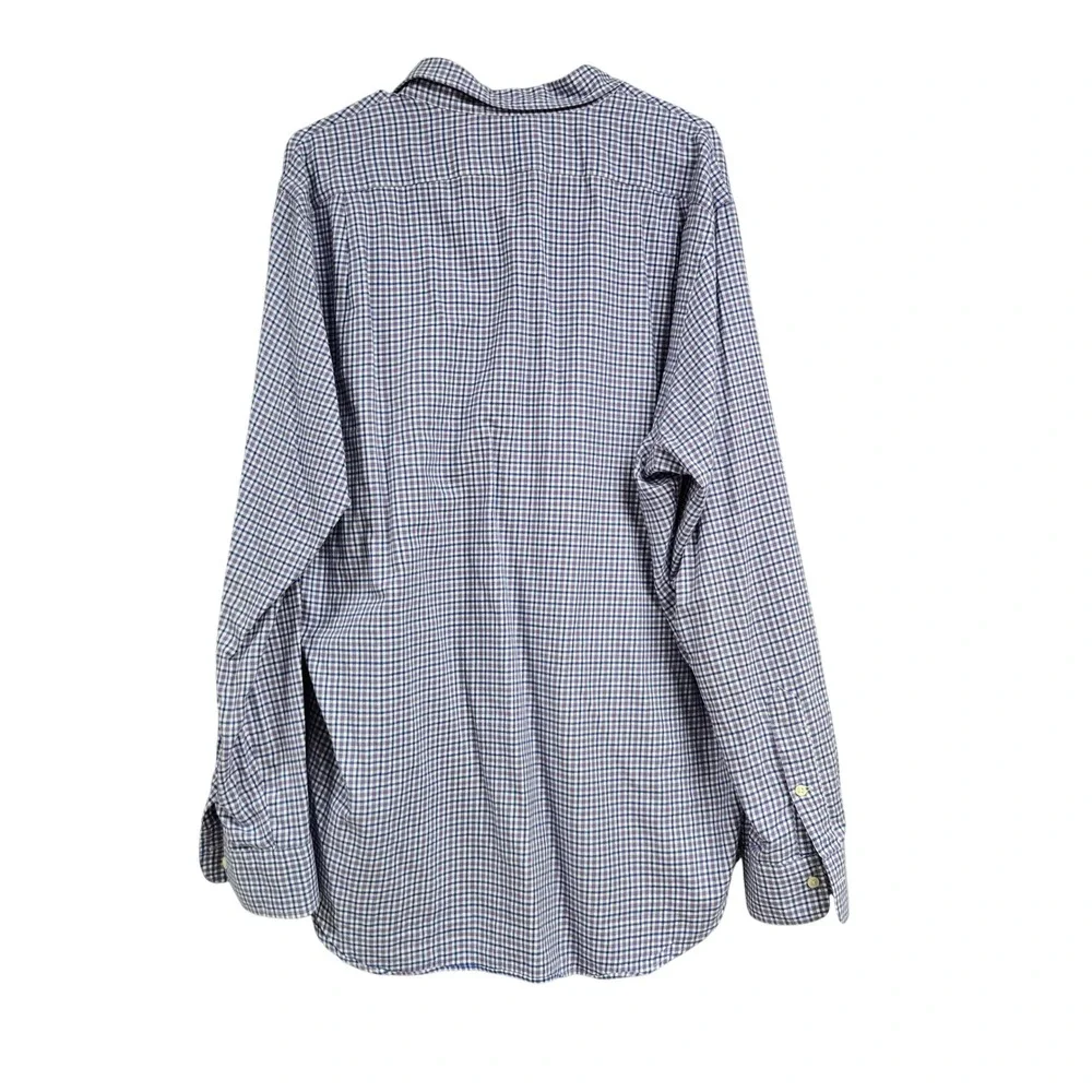 Polo Ralph Lauren Purple Gingham Check Long Sleeve Button Down Shirt Men's XL